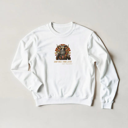 GOAT Philosophy Sweatshirt – Bold Streetwear Graphic with Gold - Tone Shades - ROMAG Store