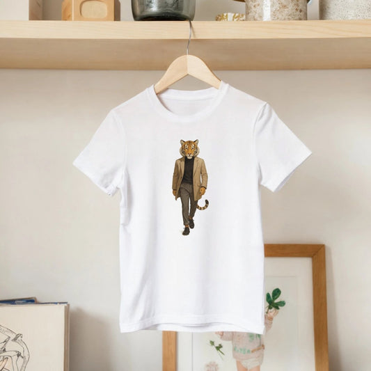 Dapper Tiger Kids Tee - ROMAG Store