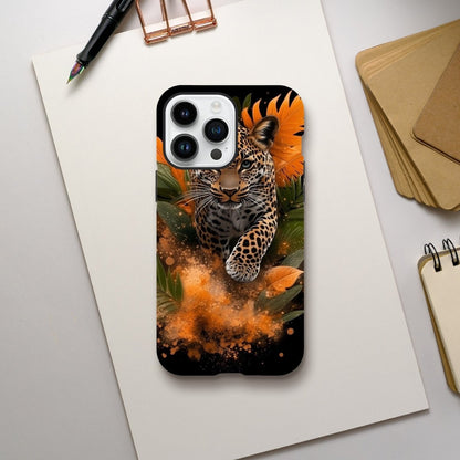 Jungle Leopard Tough iPhone Case - ROMAG Store