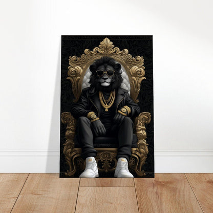 Luxury Suave Lion King Canvas Art - ROMAG Store