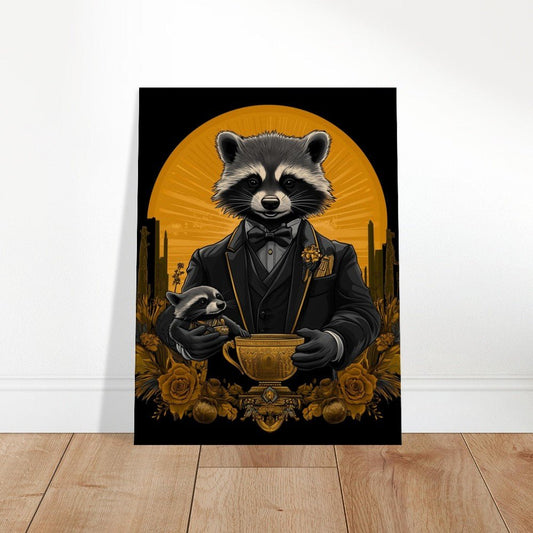 Luxury Raccoon Duo Canvas - ROMAG Store