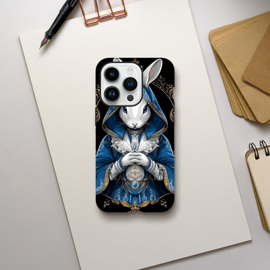 Regal Rabbit Royal Blue iPhone Tough Case - ROMAG Store