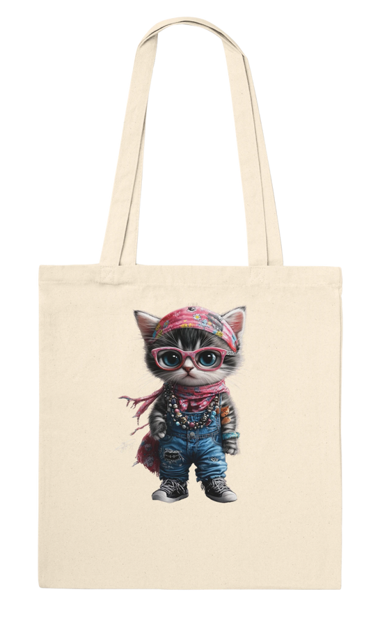 Street - Smart Kitty Tote Bag - ROMAG Store