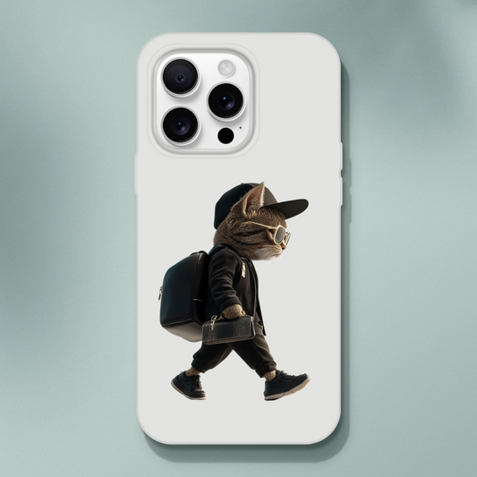 Cool Cat iPhone Flexi Case - ROMAG Store