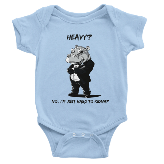 Dapper Hippo Gent Baby Short Sleeve Bodysuit - ROMAG Store