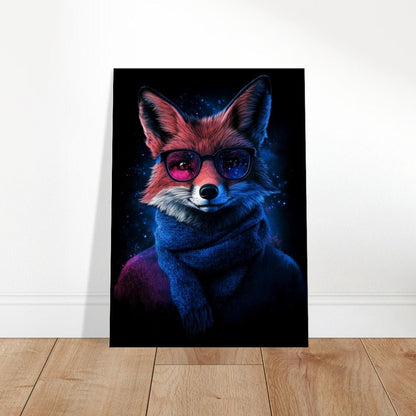 Cosmic Cool Fox Canvas - ROMAG Store