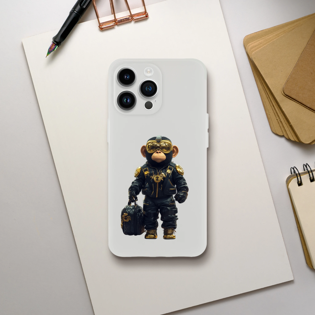 Urban Streetwear Monkey iPhone Flexi Case - ROMAG Store