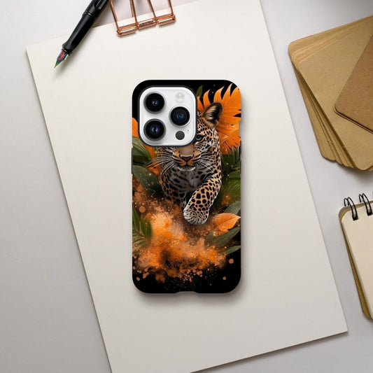Jungle Leopard Tough iPhone Case - ROMAG Store