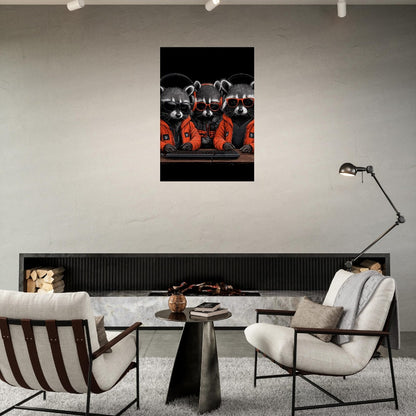 Urban Raccoon Squad Canvas - ROMAG Store