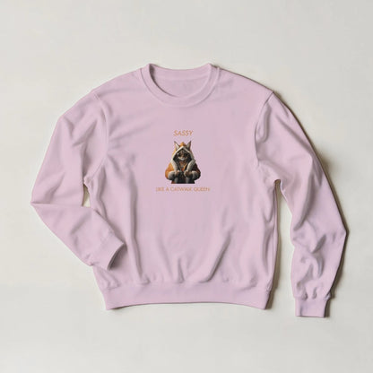 Sassy Catwalk Queen Lynx Sweatshirt – Streetwear Graphic Tee in Multiple Colors - ROMAG Store