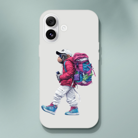 Urban Explorer Monkey iPhone Flexi Case - ROMAG Store