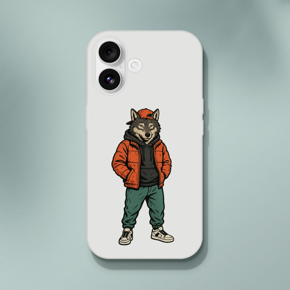 Urban Street Wolf iPhone Flexi Case - ROMAG Store