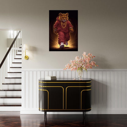 Lion Cub in Hoodie Canvas - ROMAG Store