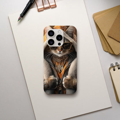 Sophisticated Lynx Cat 'Kingpin' iPhone Tough Case - ROMAG Store