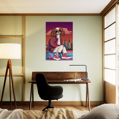 Chic Cavalier Traveler Canvas Art - ROMAG Store
