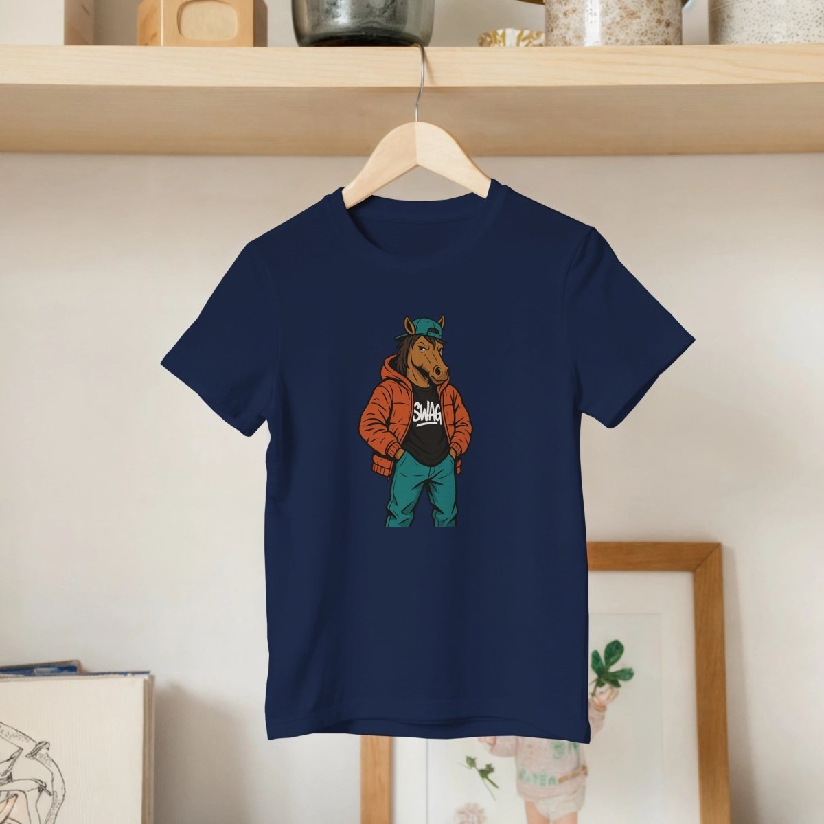 Cool Horse Swag Kids T-shirt - ROMAG Store