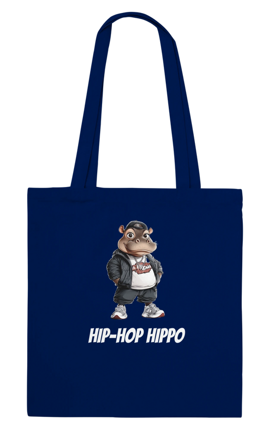 Hip - Hop Hippo Streetwear Tote Bag - ROMAG Store