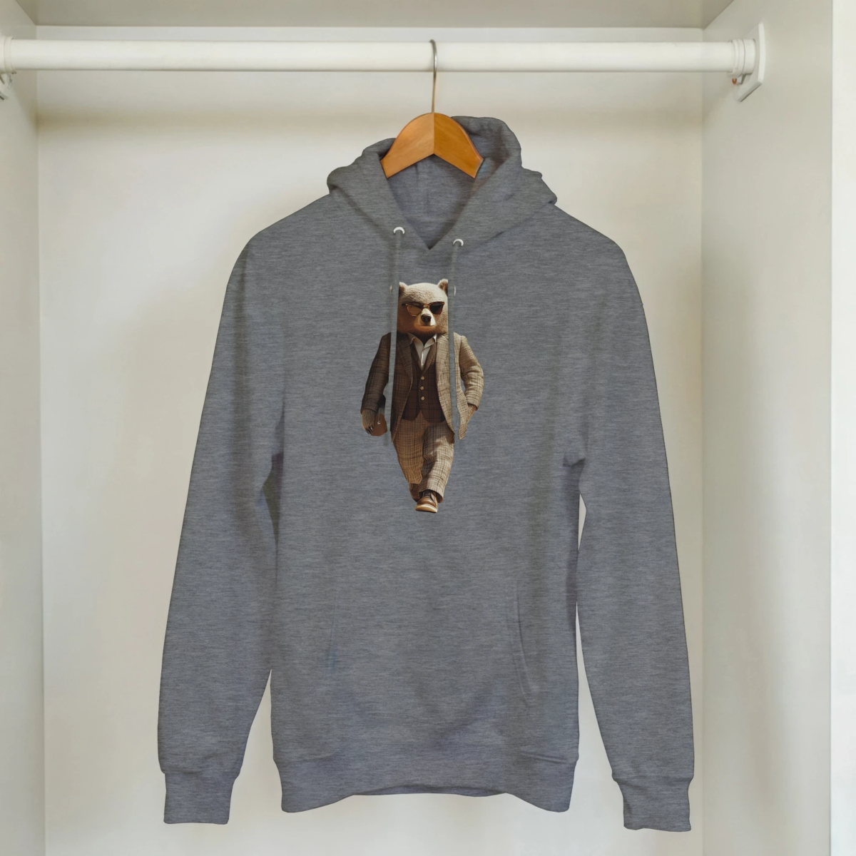 Dapper Bear Streetwear Hoodie - ROMAG Store