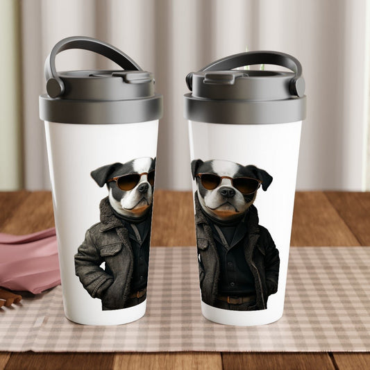 Dapper Dog Street Style Travel Mug - ROMAG Store