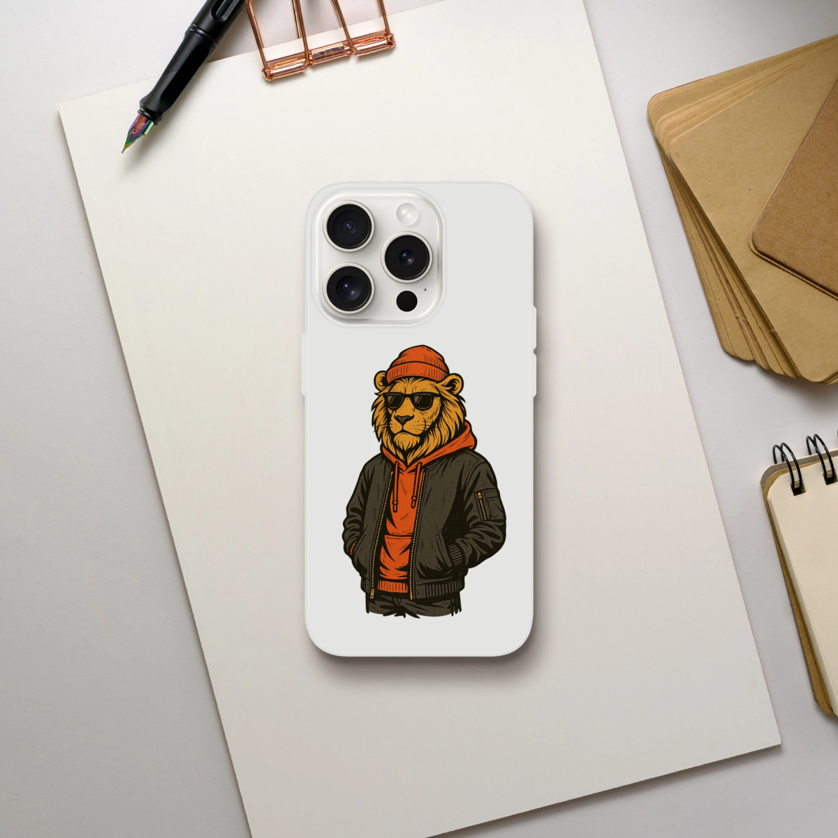 Urban Streetwear Lion iPhone Flexi Case - ROMAG Store