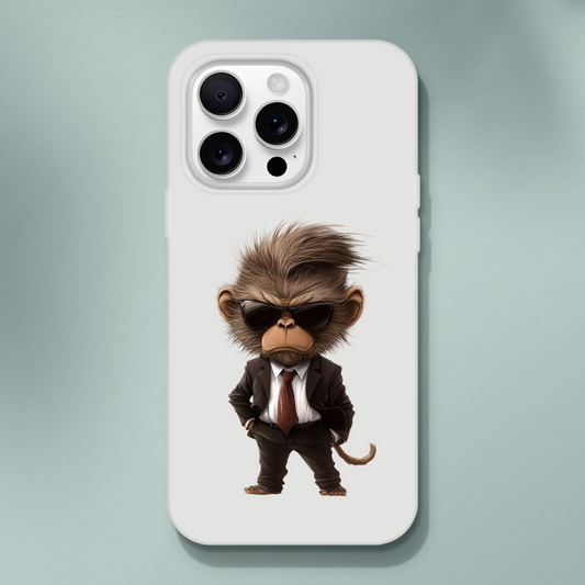 Chic Monkey Boss iPhone Flexi Case - ROMAG Store