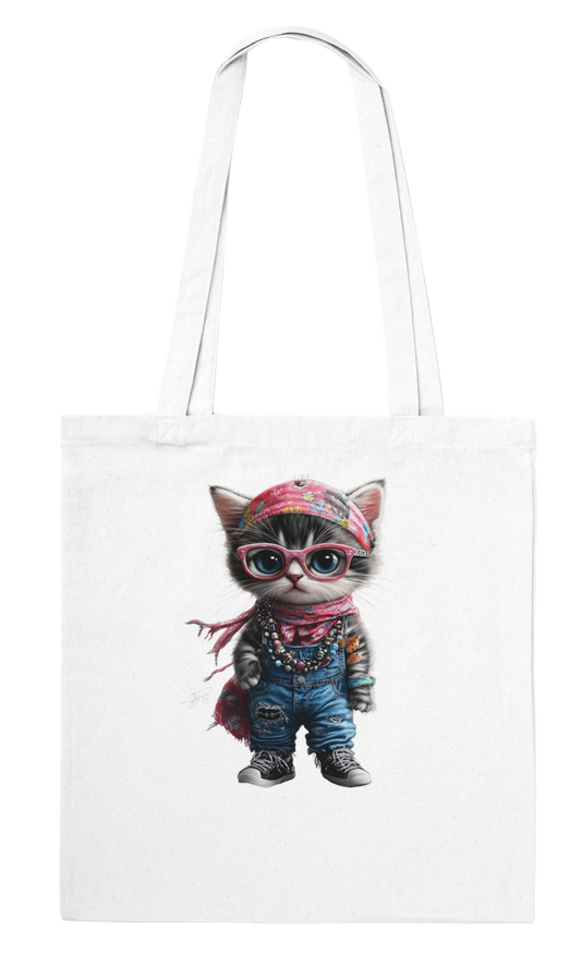 Street - Smart Kitty Tote Bag - ROMAG Store