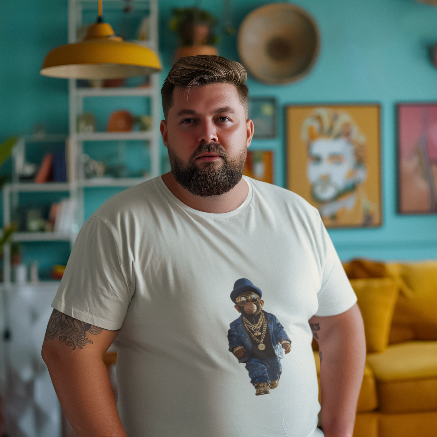 Monkey with attitude T-shirt