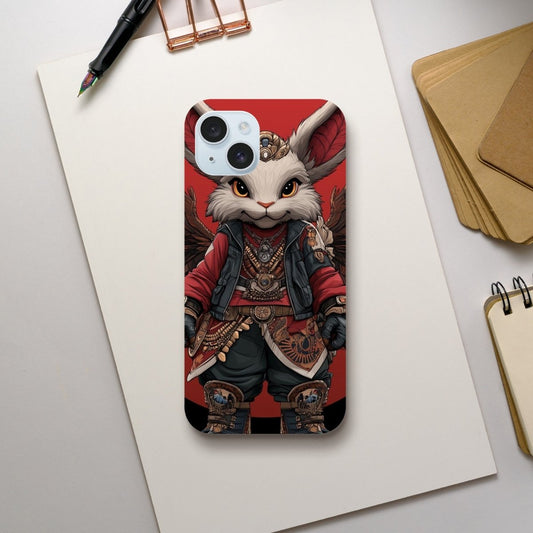 Winged Steampunk Rabbit iPhone Tough Case - ROMAG Store