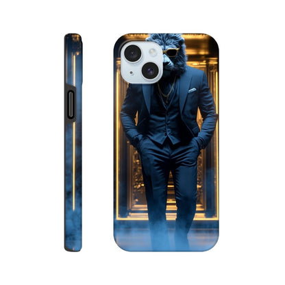 Lion in Suit iPhone Tough Case - ROMAG Store