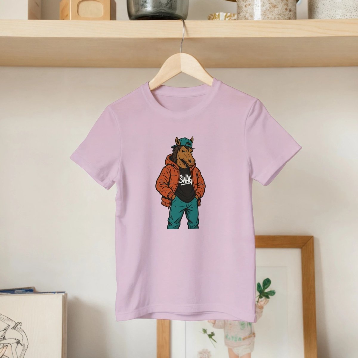 Cool Horse Swag Kids T-shirt - ROMAG Store