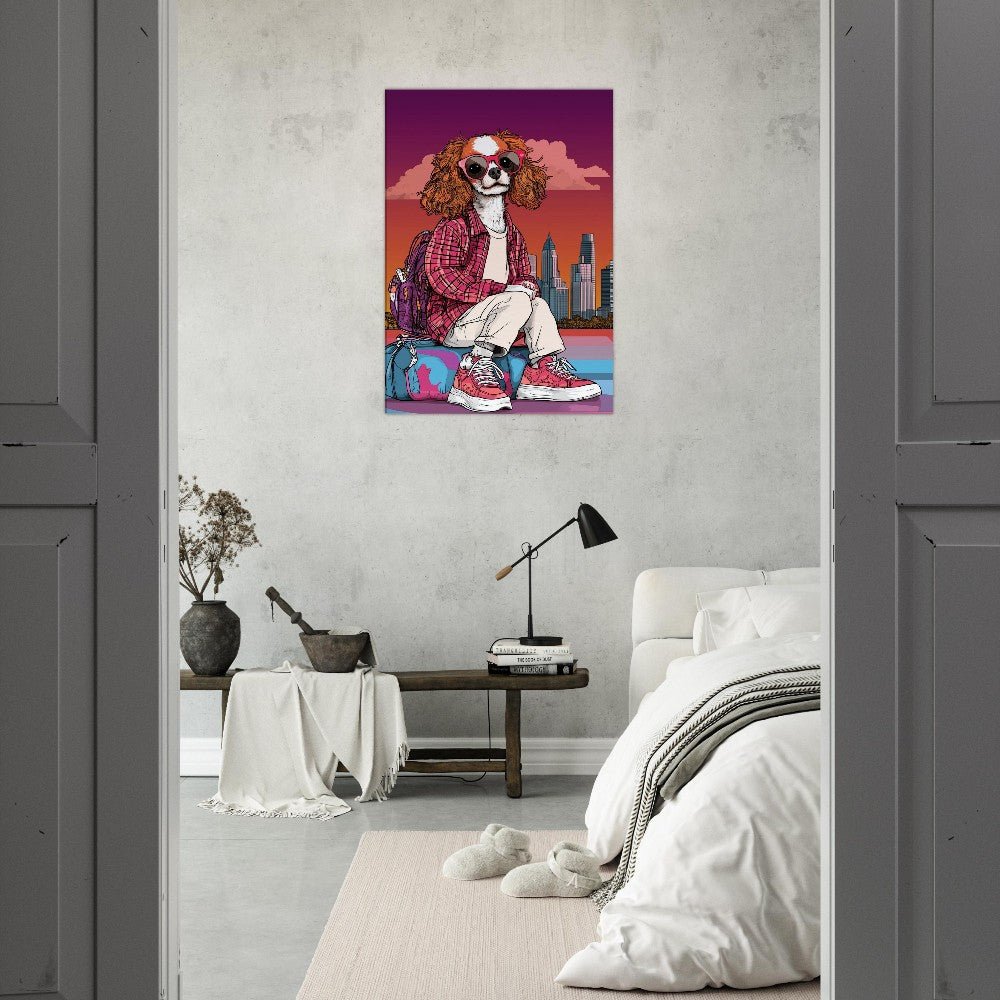 Chic Cavalier Traveler Canvas Art - ROMAG Store