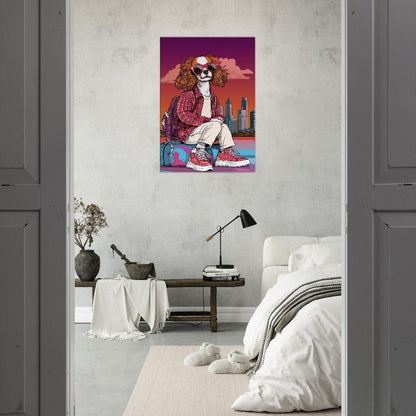 Chic Cavalier Traveler Canvas Art - ROMAG Store