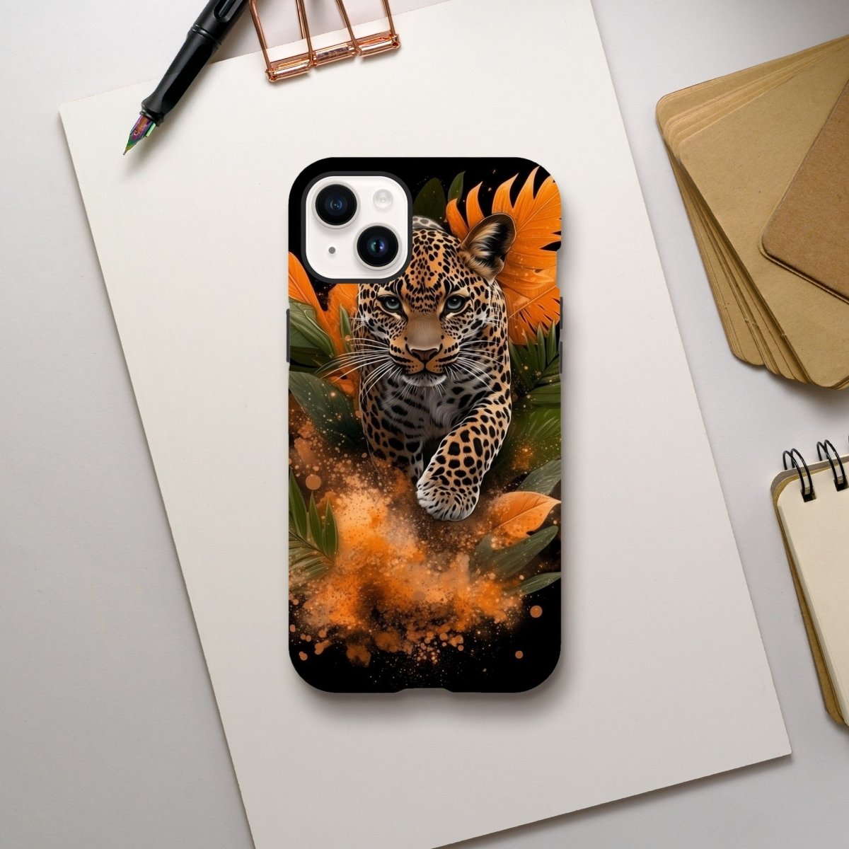Jungle Leopard Tough iPhone Case - ROMAG Store
