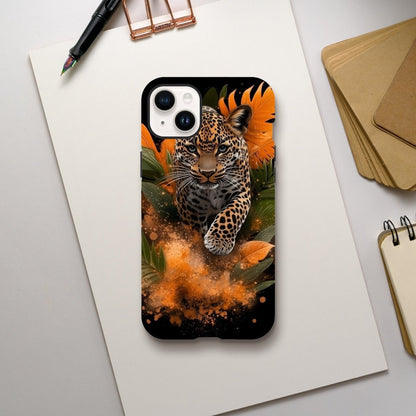 Jungle Leopard Tough iPhone Case - ROMAG Store
