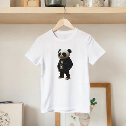 Cool Panda Kids Street Style T-Shirt - ROMAG Store