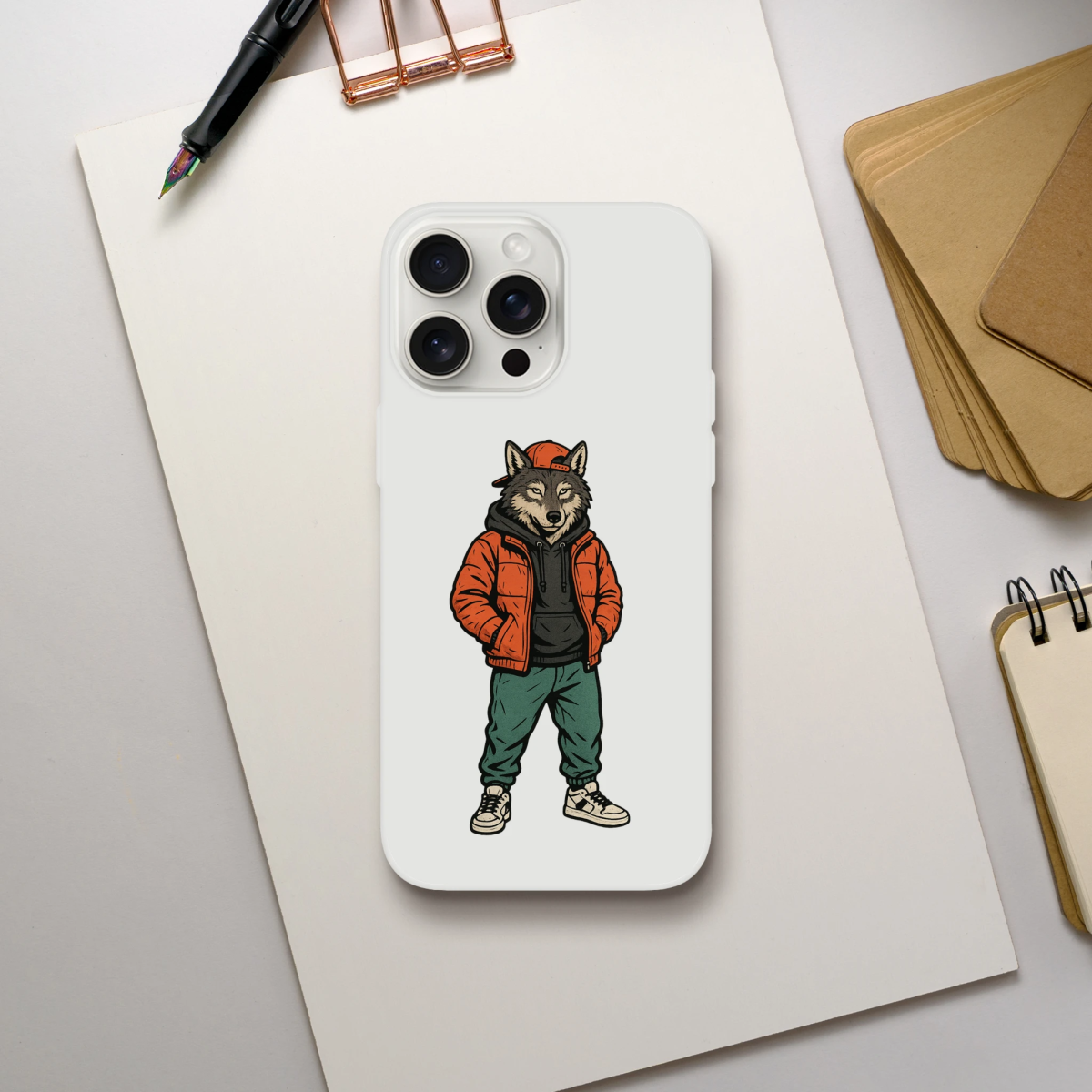 Urban Street Wolf iPhone Flexi Case - ROMAG Store
