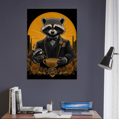 Luxury Raccoon Duo Canvas - ROMAG Store