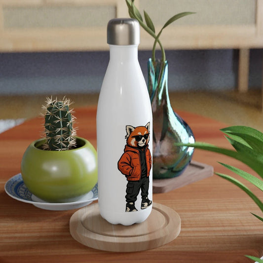 Cool Red Panda Streetwear Water Bottle - ROMAG Store