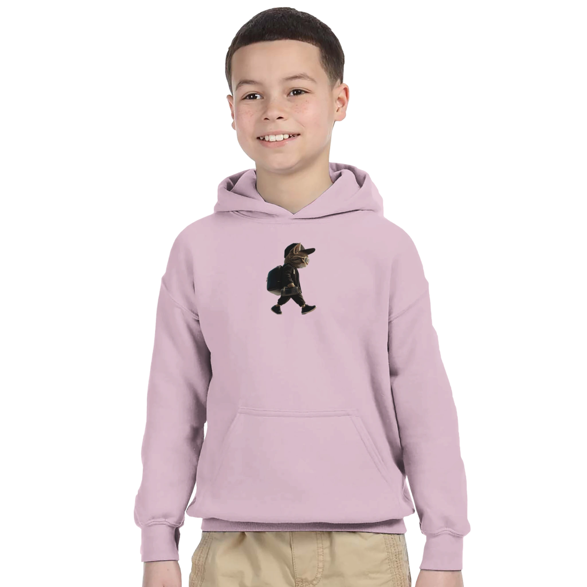 Chic Street Style Cat Kids Hoodie - ROMAG Store