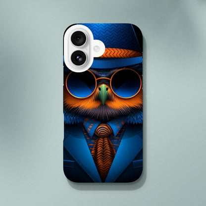 Sophisticated Owl in Fedora iPhone Tough Case - ROMAG Store