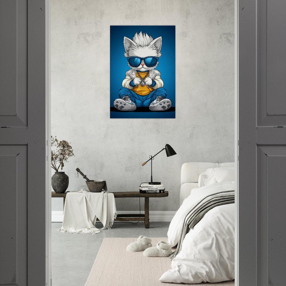 Cool Cat in Shades Canvas - ROMAG Store