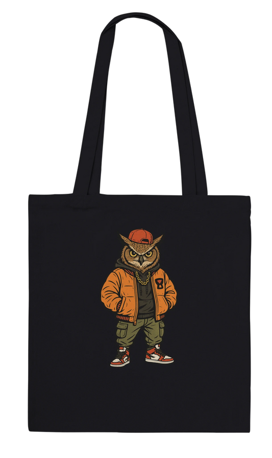 Cool Owl Streetwear Tote Bag - ROMAG Store