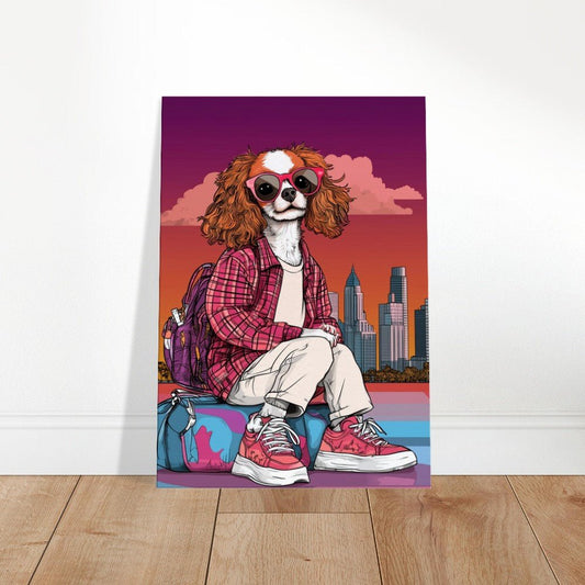 Chic Cavalier Traveler Canvas Art - ROMAG Store