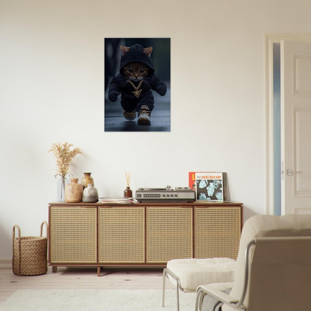 Urban Cat Canvas Art - ROMAG Store