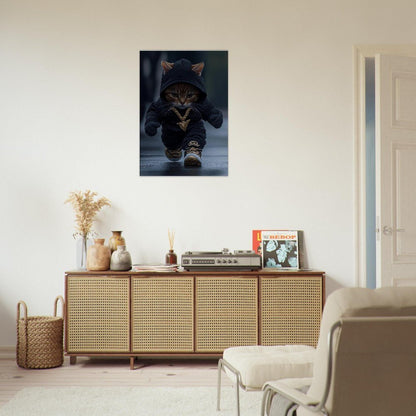 Urban Cat Canvas Art - ROMAG Store