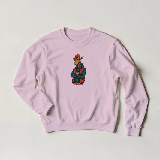 Dope Giraffe Sweatshirt – Streetwear Graphic - ROMAG Store