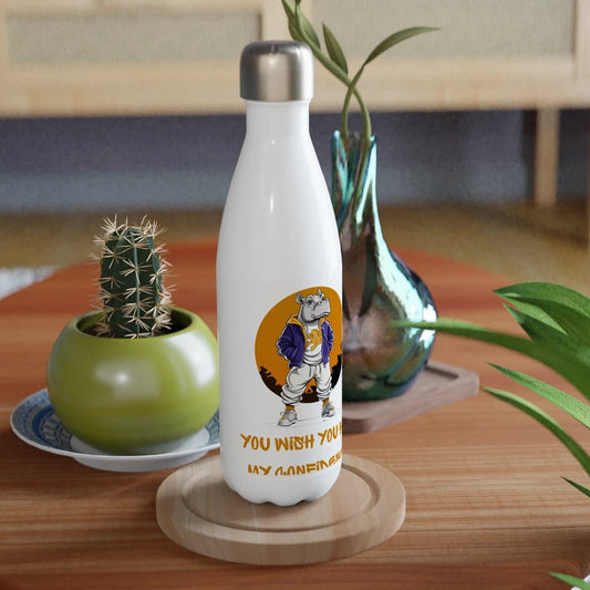 Confident Hippo Streetwear Water Bottle - ROMAG Store