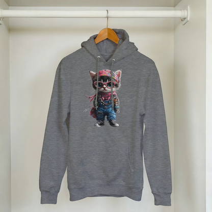 Boho Chic Cat Hoodie - ROMAG Store