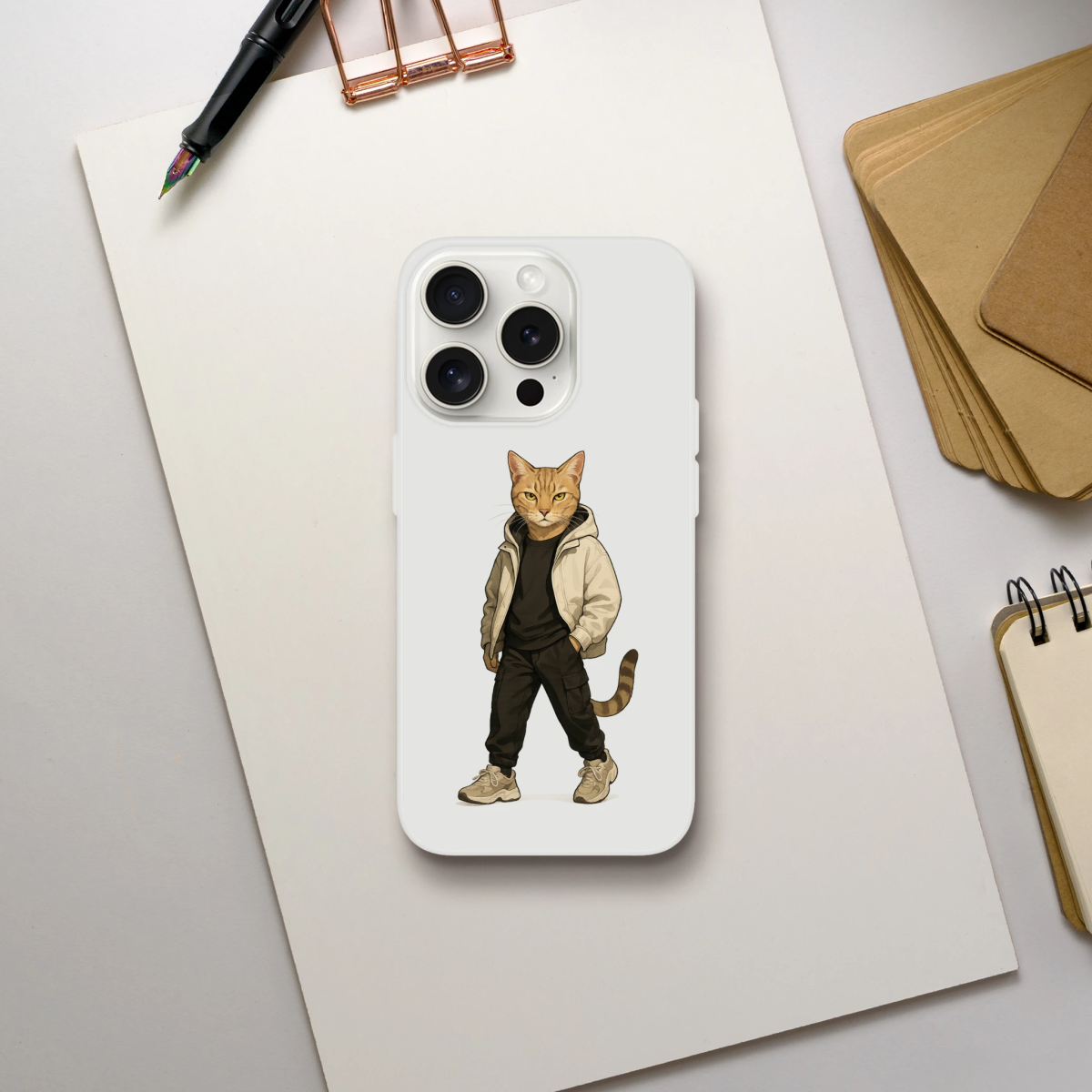 Cool Cat Streetwear iPhone Flexi Case - ROMAG Store