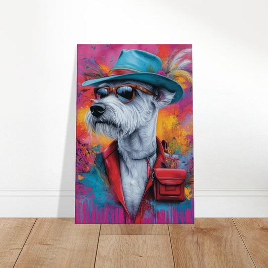 Dog Undercover Canvas Art - ROMAG Store
